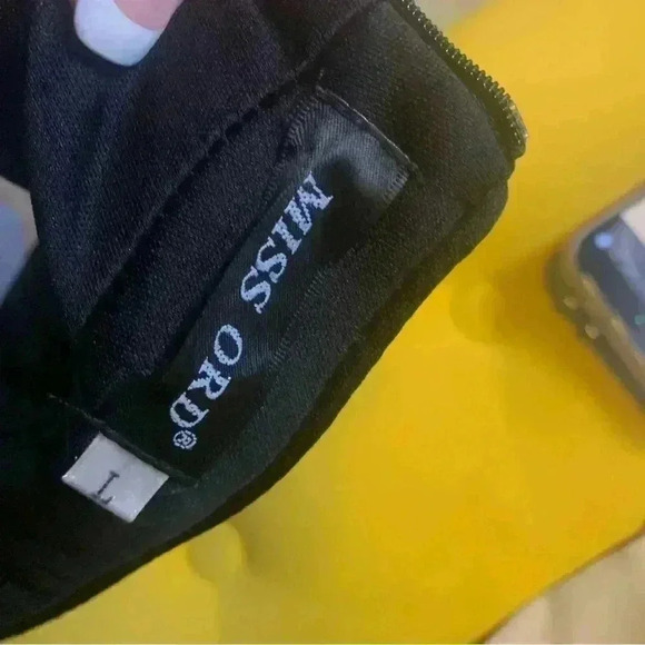 Miss ORD Plus Mermaid Black Sequin Evening Dress Size Large - Picture 11 of 12